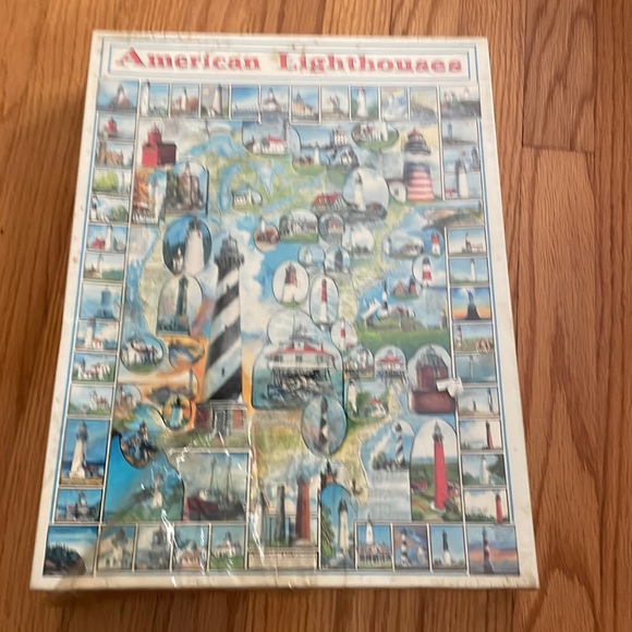 Vintage American Lighthouse Puzzle